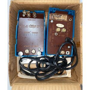 2 VTG Channel Master 0065 Antenna Equipment w/ Original Box TV Amplifier UHF FM